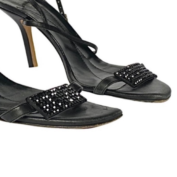 Kate Spade Beaded Open Toe Ankle Strap Heel - Picture 1 of 13